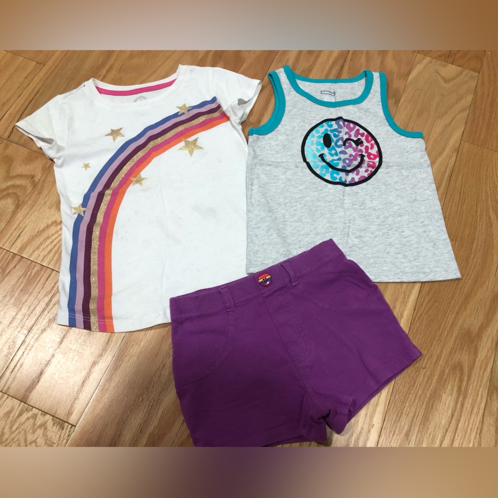 Purple leopard outfit 4T